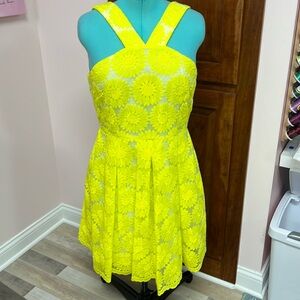 Tahari Yellow Sundress
